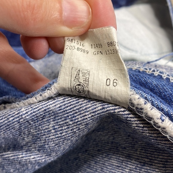 Vintage Lee Denim Straight Leg Jeans 38x32 - Picture 11 of 12
